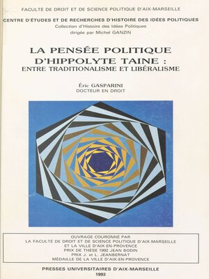 cover image of La pensée politique d'Hippolyte Taine